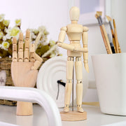 Drawing Sketch Mannequin Model Movable Limbs Wooden Hand Body Action Toys Figures Home Decor Artist Models Jointed Doll Gifts