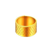 1PC Sewing Thimble Finger Protector Adjustable Thimble Metal Shield Protector for Needlework Craft DIY Embroidery Sewing Tools