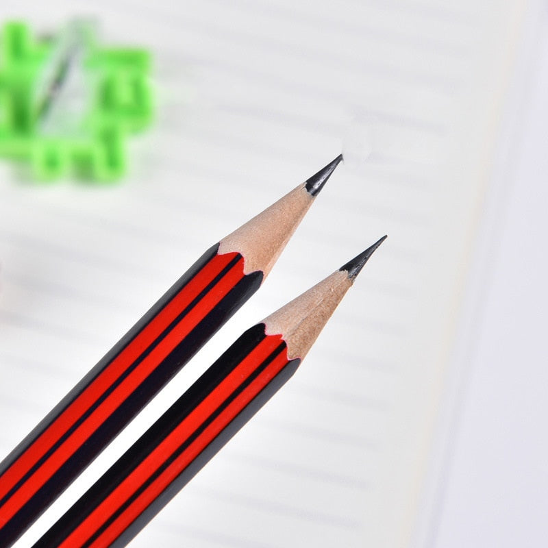30/50/100Pcs /Lot Sketch Pencil Wooden Lead Pencils HB Pencil With Eraser Children Drawing Pencil School Writing Stationery