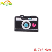 Prajna Hippie Unicorn Patches Embroidered Patches For Clothing DIY Magic Rainbow Stripes Iron On Patches For Kids Cloth Applique