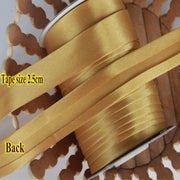 25mm(1&quot;) satin bright ironed single fold polyester bias binding tape table cloth garment quilt craft sewing accessories
