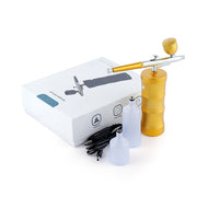Foreverlily Mini Air Compressor Kit Air-Brush Paint Spray Gun Airbrush For Nail Art Tattoo Craft Cake Face Nano Fog Mist Sprayer