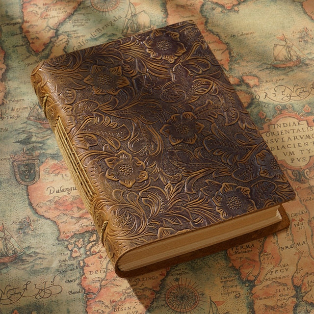 High quality vintage Handmade notebook Original Sketch organizer Retro Leather Notepad environmental paper Creative Notebook