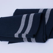 Buulqo 80cm Yarn Dyed Stripes Stretch Cuff DIY Cotton Knitted Fabric For Neckline Hem, Winter Jacket,Clothing Accessories Collar