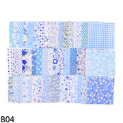 50pcs Squares 10*10cm Colorful Patchwork Cotton Sewing Fabric Quilt Material DIY Home Quarters Handcraft Needlework Fabric
