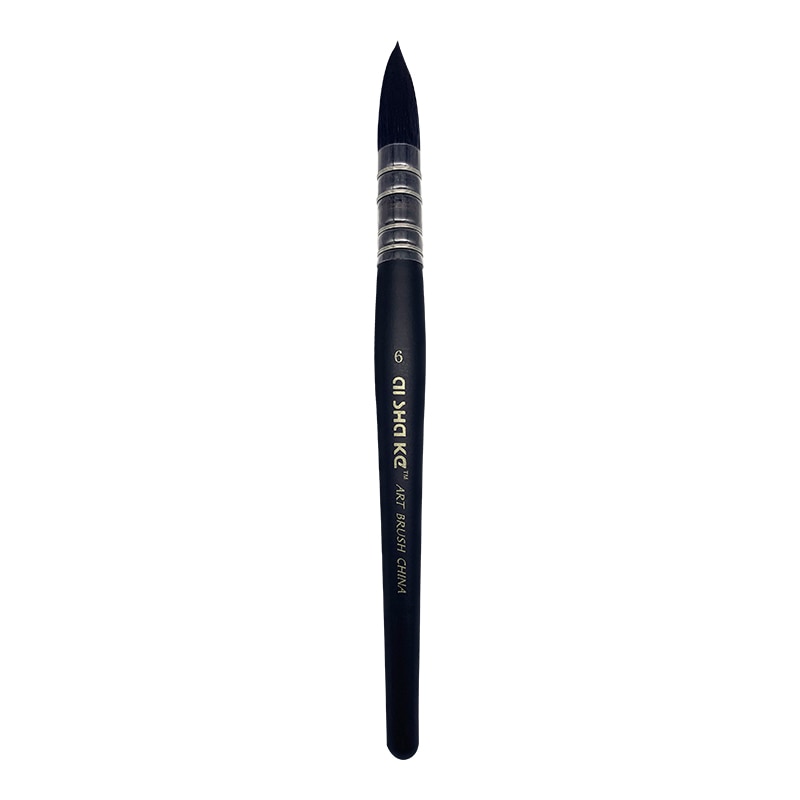 1Peice Watercolor Brush Wood Paint Brush Artist Hand Painting Brushes Water Color Gouache Drawing Art Brush Supplies