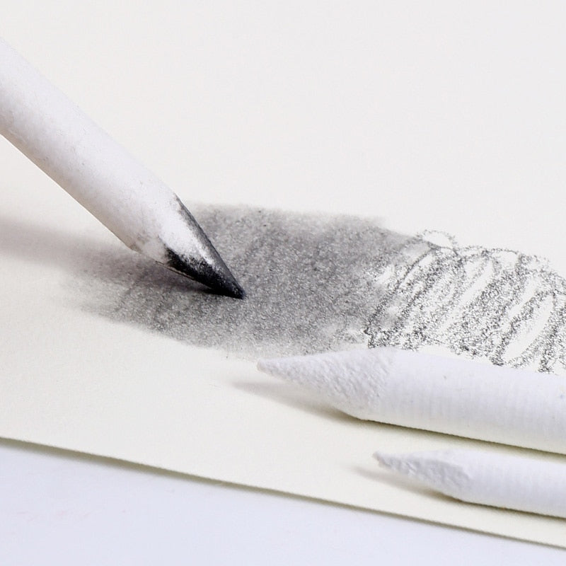 3/6/8/12 Pcs Double Head Durable Art Drawing Tool Pastel New Blending Smudge Tortillon Material Escolar Sketching Paper Pencil
