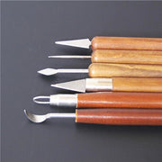 6 PCS/Set Pottery Ceramics Tools Polymer Clay Modeling Tool Wax Carving Sculpt Tools Set