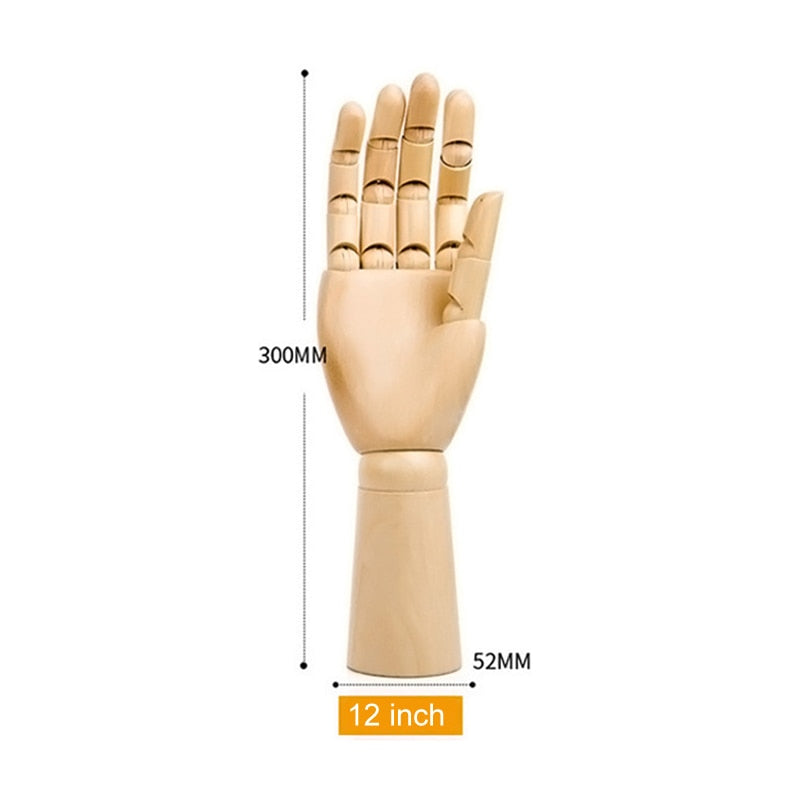 Drawing Sketch Mannequin Model Home Decor Human Artist Models Wooden Mannequin 1 Pcs 12 10 7 Inches Tall Wooden Hand
