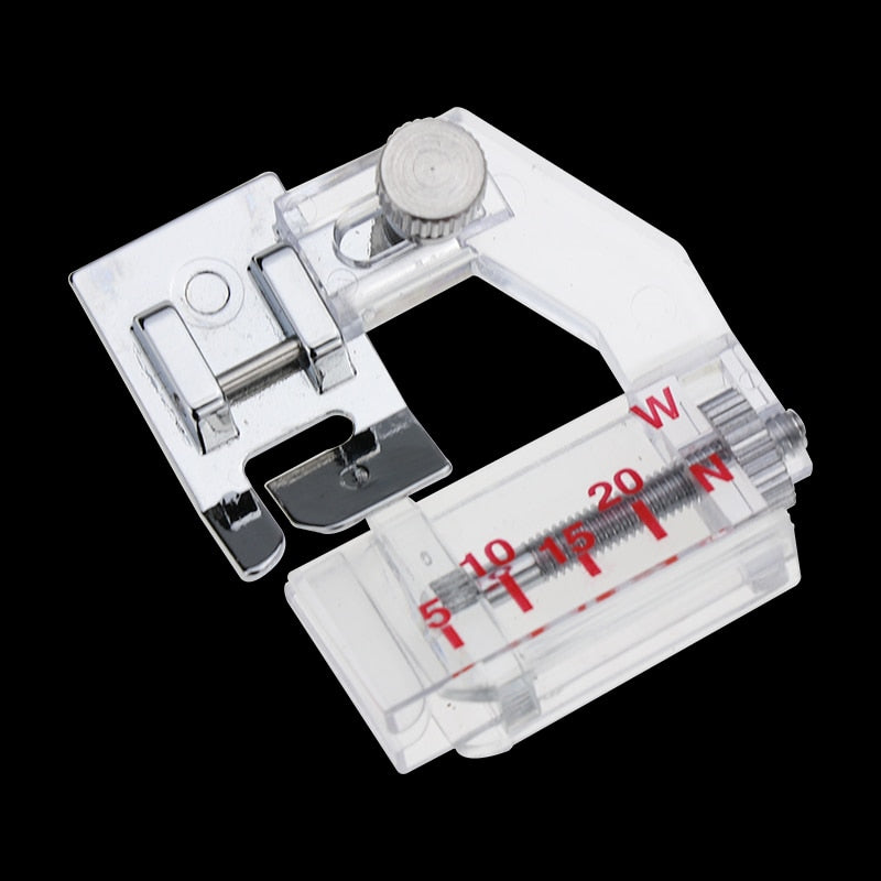ADJUSTABLE BIAS TAPE SNAP ON 6290 BINDER FOOT AJUSTABLE BINDING SNAP-ON BIAS BINDER PRESSER FOOT