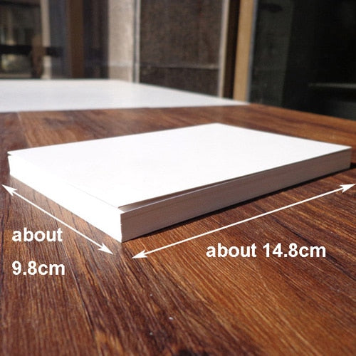 10pcs Blank Kraft Paper Card Sketch Drawing Gift Cards Bookmarks Vintage DIY Graffiti Painted Kraft Paper Postcards 14.8x9.8cm