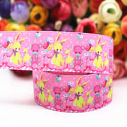 10 Yards Grosgrain Ribbon Geometric Printed Ribbon 1" 25MM For Hair Bows DIY Crafts Handmade Accessories M19040702