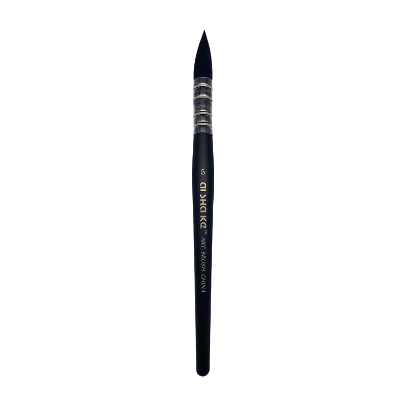 1Piece Artist Watercolor Brush French Style Pointed Painting Brushes for Hand Painting Water Color Paint Brush Art Supplies