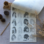 Super Sketch Copy Book Basic Knowledge Series Character Sketch Line Drawing Tutorial Book
