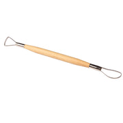 6PCS Wood Handle Wax Pottery Clay Sculpture Carving Tool DIY Craft Set Wood Knife Great