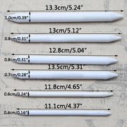 3/6/8/12 Pcs Double Head Durable Art Drawing Tool Pastel New Blending Smudge Tortillon Material Escolar Sketching Paper Pencil