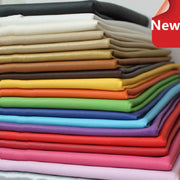 Pure Coloured Litchi Pattern PU Leather Fabric Small Pebbled Faux Artificial Synthetic PU Leather Fabric DIY Sewing Bag Material