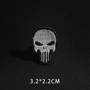 Fine Wolf Leopard Spider Web Patches Black Animal Pokers Rose Wolf Cat Appliques Iron On Bullet Tooth Clothes Jeans Badges