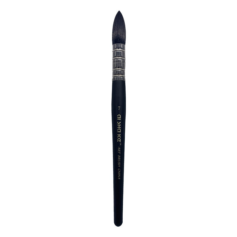 1Peice Watercolor Brush Wood Paint Brush Artist Hand Painting Brushes Water Color Gouache Drawing Art Brush Supplies