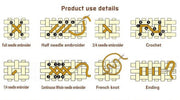 Personalized seaside Needlework,For Embroidery,DIY 14CT Unprinted Arts Cross stitch kits Set Cross-Stitching Home Decor