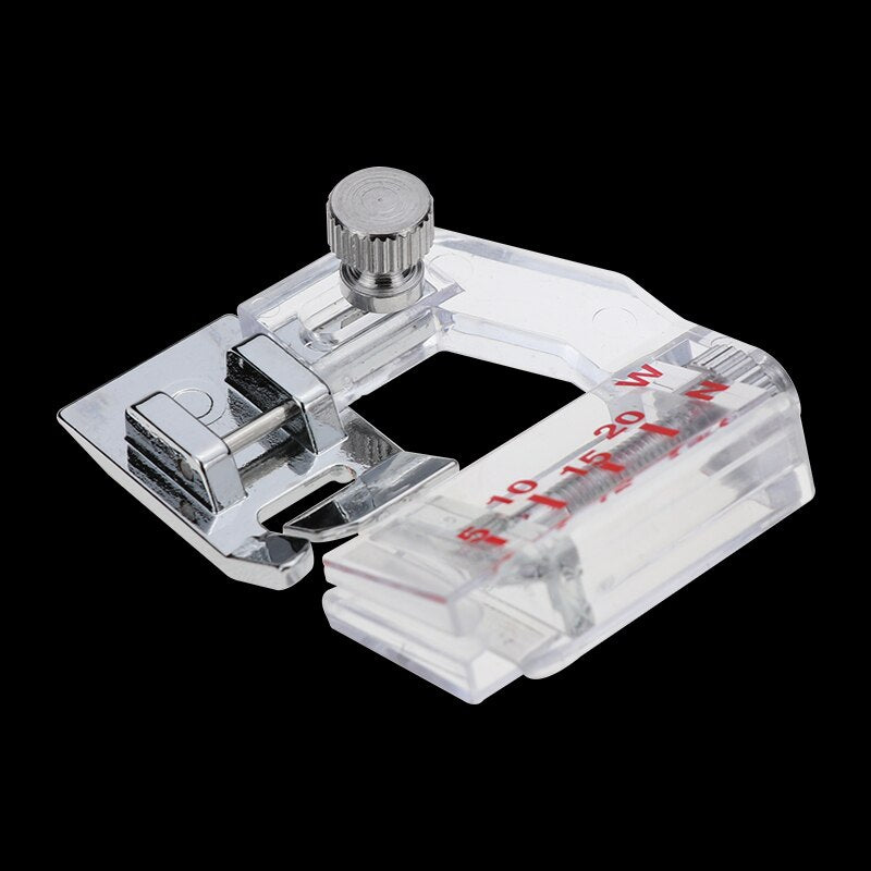 ADJUSTABLE BIAS TAPE SNAP ON 6290 BINDER FOOT AJUSTABLE BINDING SNAP-ON BIAS BINDER PRESSER FOOT