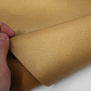 Pure Coloured Litchi Pattern PU Leather Fabric Small Pebbled Faux Artificial Synthetic PU Leather Fabric DIY Sewing Bag Material