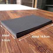 10pcs Blank Kraft Paper Card Sketch Drawing Gift Cards Bookmarks Vintage DIY Graffiti Painted Kraft Paper Postcards 14.8x9.8cm