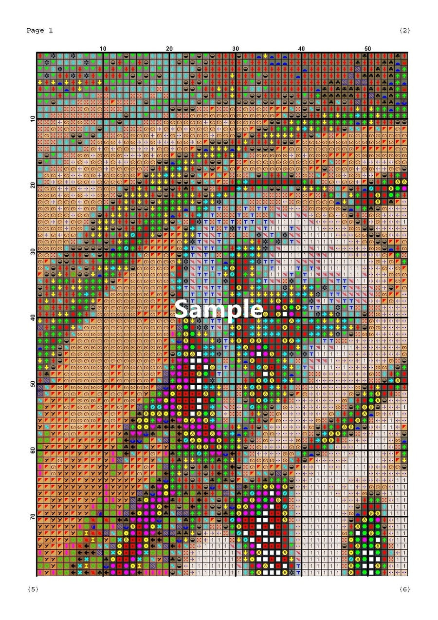 Embroidery Counted Cross Stitch Kits Needlework - Crafts 14 ct Color DIY Arts Handmade Decor - Six Princesses