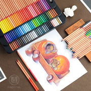 Andstal Marco Renoir 12/24/48/72/100/120 Colour Pencils Set Lapis De Cor Drawing Pencil Sketch Colored Pencils Art Supplies