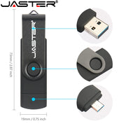 JASTER Rotated Micro usb interface OTG Flash drive pendrive 32GB 16GB 64GB USB Flash Drive for android phone tablet PC notebook
