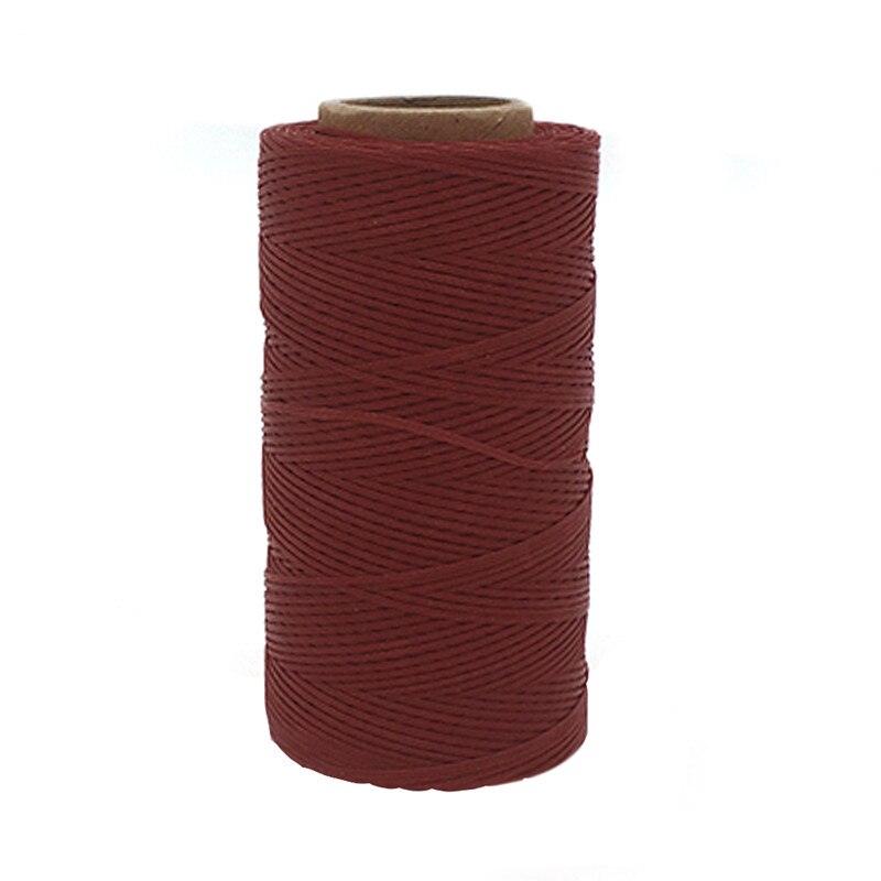Leather Craft 260m 1mm Leather Sewing Waxed Thread Chisel Awl Upholstery Shoes Luggage Tools 20 Colors