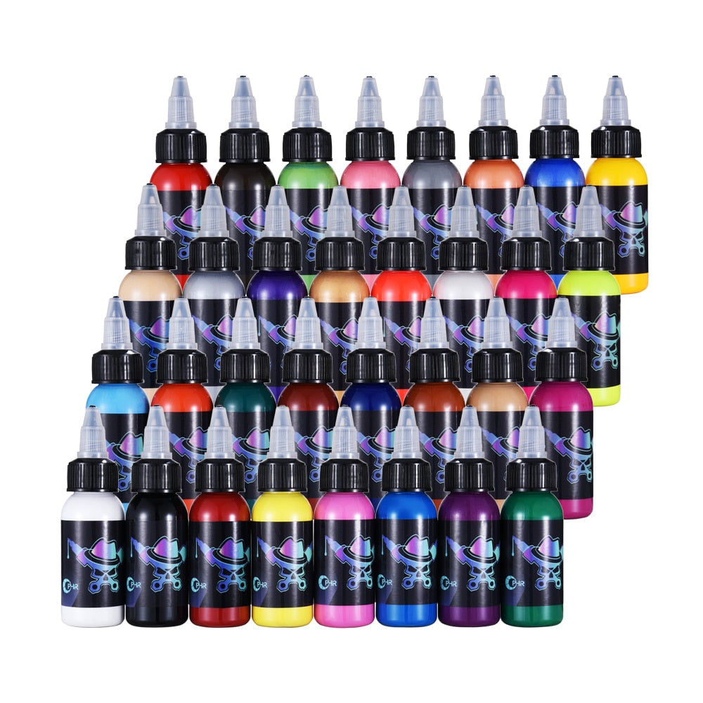 OPHIR Airbrush Acrylic Paint 24/32 Colors Airbrush DIY Paint for Model Shoes Leather Painting Airbrush DIY Pigment TA005(1-24)