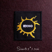 Punk Diy Embroidery Patches For Clothing Iron On Letter Embroidered Patches For Clothes Stripe Stickers For Shirt Jacket Badges