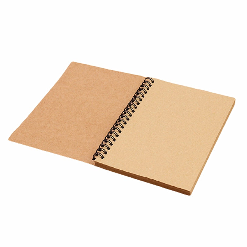 LE Sketchbooks Diary Painting Graffiti Soft Cover Black Paper Sketchbook Notepad Drawing Notebook Office School Supplies