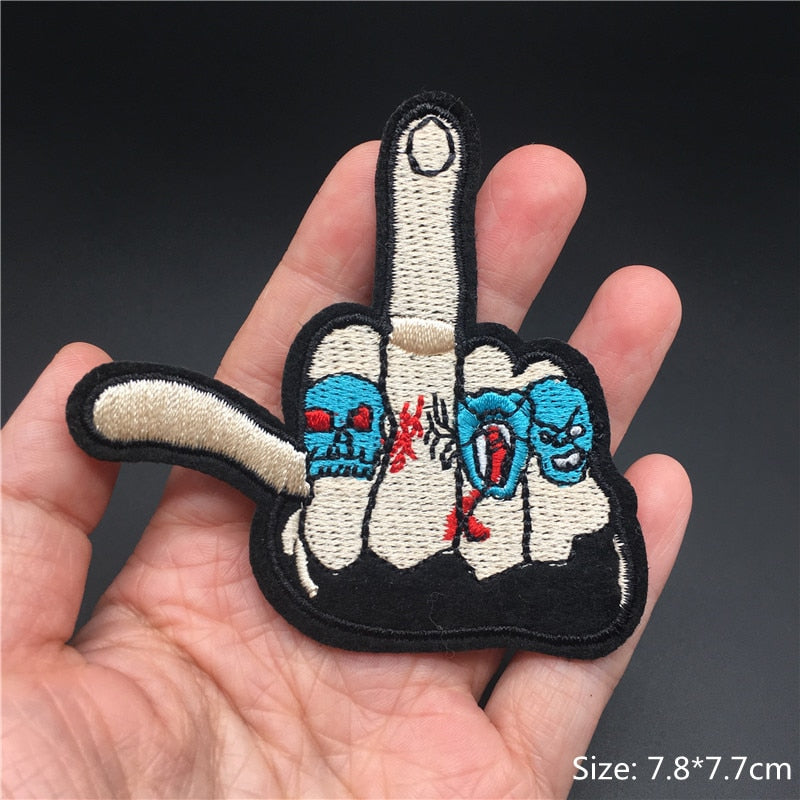 Cartoon Badges Clothes Embroidery Patch Applique Diy Sewing Decorative Ironing Patches For T-Shirt Stripes Clothing Stickers