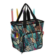 2020 Yarn Storage Bag With Maple Leaves Knitting Tote Bag Orange Square Bag for Thread Wool Yarn Crochet Hooks Knitting Needles