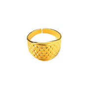 1PC Sewing Thimble Finger Protector Adjustable Thimble Metal Shield Protector for Needlework Craft DIY Embroidery Sewing Tools