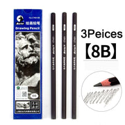 Maries Black Sketch Pencil for Drawing Painting HB 2H B 2B 3B 4B 5B 6B 7B 8B 10B 12B 14B Standard Pencil Stationery Art Supplies