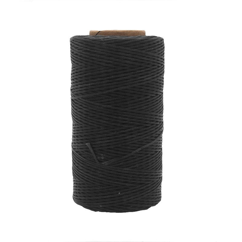 Leather Craft 260m 1mm Leather Sewing Waxed Thread Chisel Awl Upholstery Shoes Luggage Tools 20 Colors