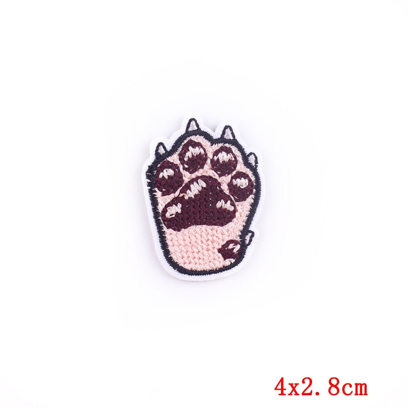 Prajna Hippie Unicorn Patches Embroidered Patches For Clothing DIY Magic Rainbow Stripes Iron On Patches For Kids Cloth Applique
