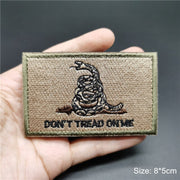 3D Tactical Badge Military Patches for Clothing Blood Type US Army Stripes on Clothes Backpack Applique Spain Flag Embroidered