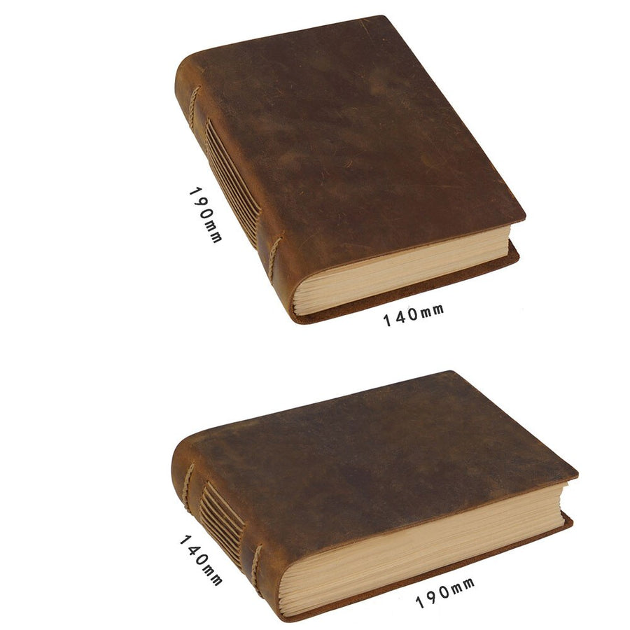 High quality vintage Handmade notebook Original Sketch organizer Retro Leather Notepad environmental paper Creative Notebook