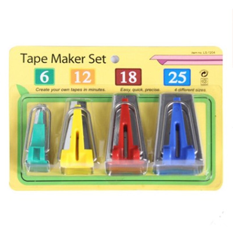 Sewing Accessories Bias Tape Makers - 5 size 6mm 9mm 12mm 18mm 25mm bias binding tape maker 4 size and 5 size choose 9mm