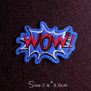 Punk Diy Embroidery Patches For Clothing Iron On Letter Embroidered Patches For Clothes Stripe Stickers For Shirt Jacket Badges