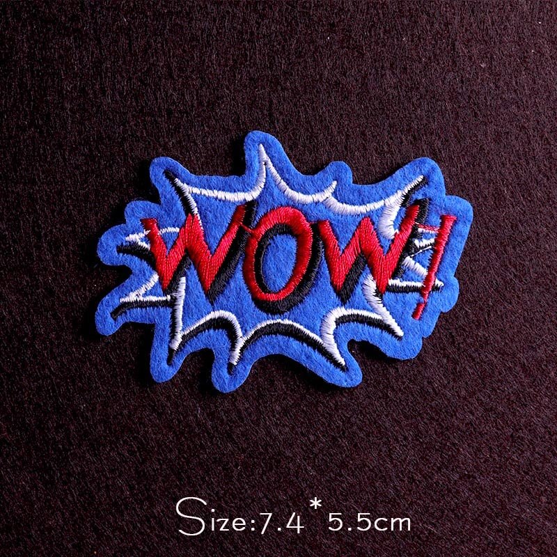 Punk Diy Embroidery Patches For Clothing Iron On Letter Embroidered Patches For Clothes Stripe Stickers For Shirt Jacket Badges