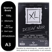 CANSON XL Series Creative Painting Book 16K/8K/A4/A3 Sketch/Marker/Acrylic/Watercolor/Pencil/Toner Stick Book Kraft Paper Book