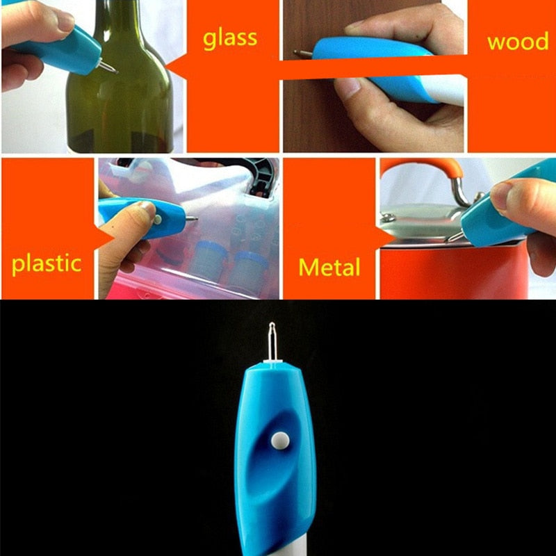 Portable Engraving Pen For Scrapbooking Tools Stationery Diy Engrave It Electric Carving Pen Machine Graver Tools