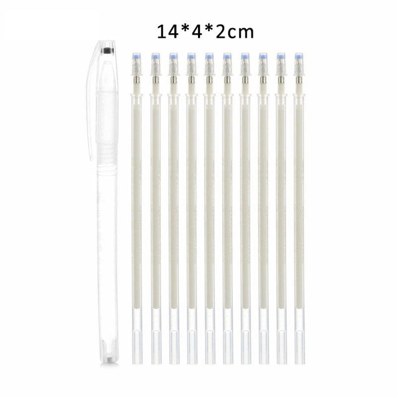 1Set High Temperature Disappearing Marker Pens Heat Wrap Fade Out Fabric Markers Pencil DIY Sewing Drawing Lines Accessories
