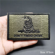 3D Tactical Badge Military Patches for Clothing Blood Type US Army Stripes on Clothes Backpack Applique Spain Flag Embroidered