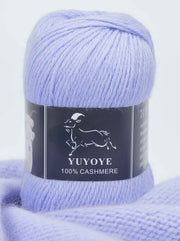 YUYOYE 100% Cashmere Yarn Hand-Knitting Wool Yarn 4-Ply Luxury Warm Yarn Crochet Soft Thread DIY Handcraft Handmade Wool Line